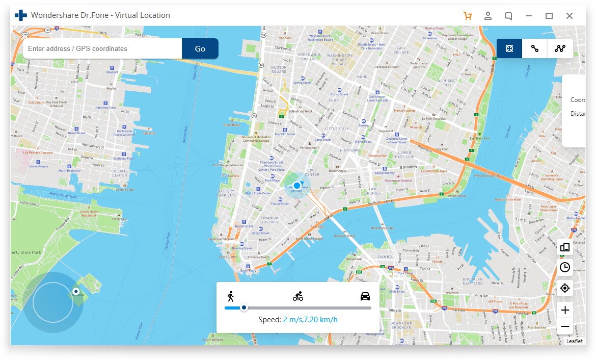 wondershare virtual location