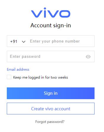 how to remove vivo account without password and email