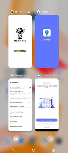 vivo backgroud activity