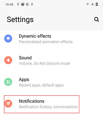 vivo notifications