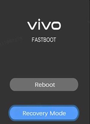 vivo recovery mode