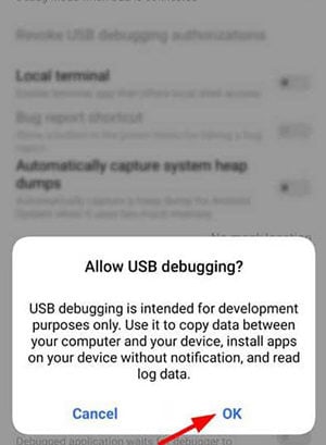 vivo usb debugging