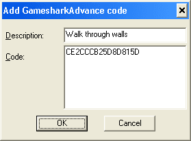 walk through walls cheat codes
