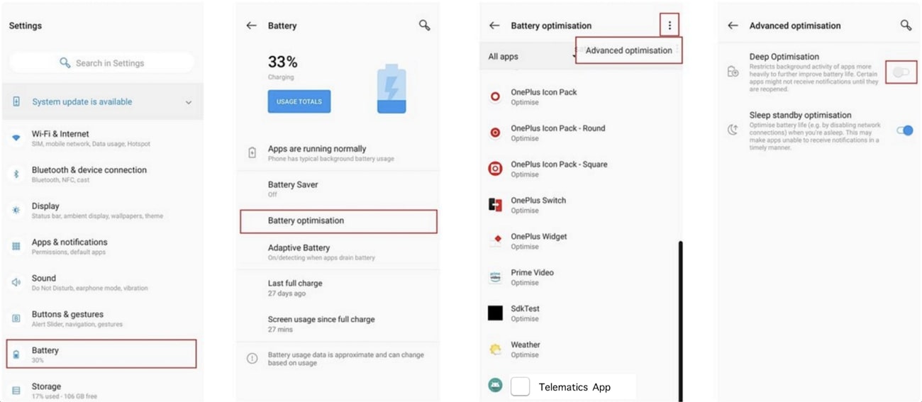 enable deep optimization option