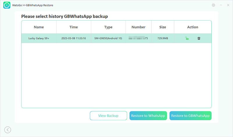 watsgo guide - gbwhatsapp backup list
