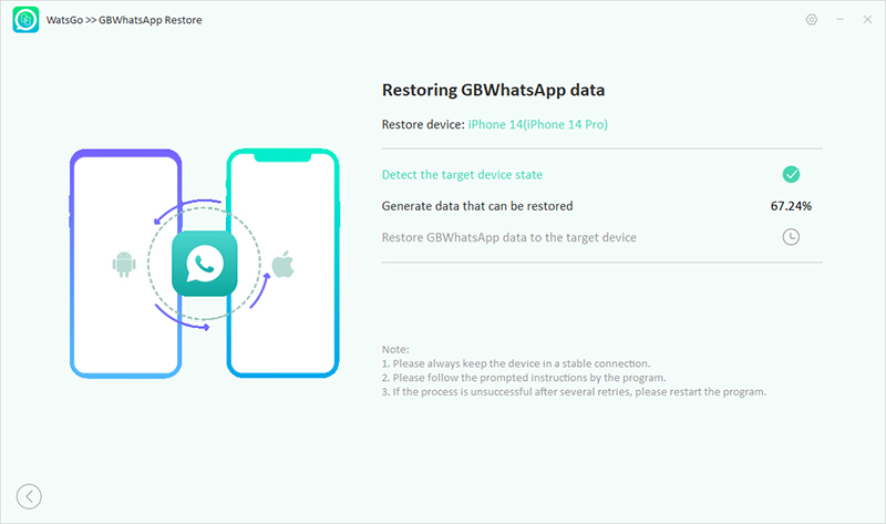 watsgo guide - restoring gbwhatsapp backup