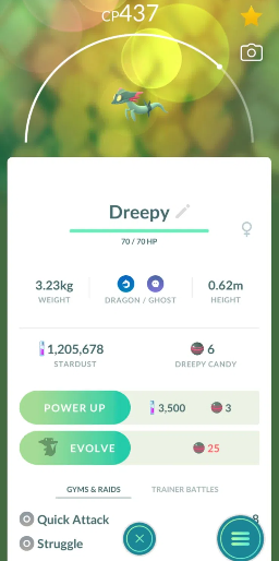 what is dreepy in pokemon go