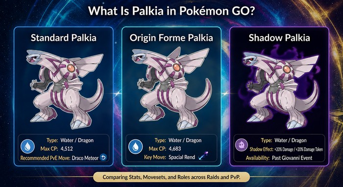 palkia forms in pokemon go