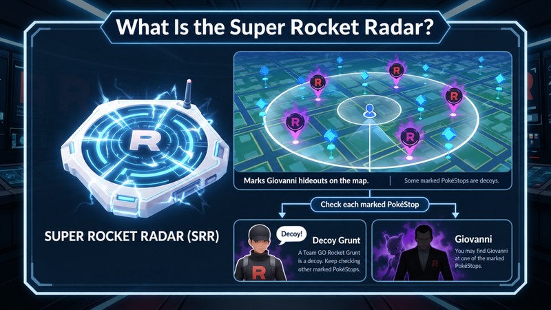 What is Super Rocket Radar Pokémon GO