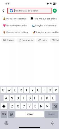 access meta ai in whatsapp