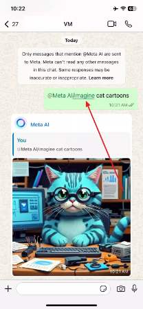 generate an image from meta ai 