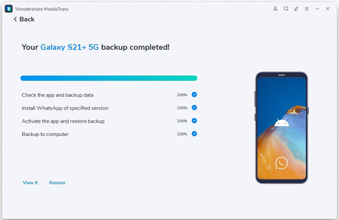 how to restore Whatsapp backup from internal storage