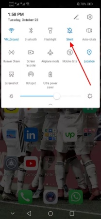 disable silent mode android