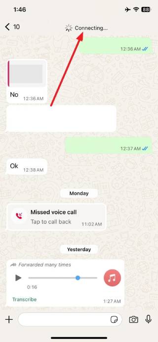 unstable network whatsapp