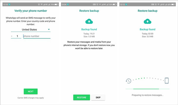 comment retrouver les audios supprimés sur whatsapp