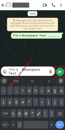monospace text with three brackets