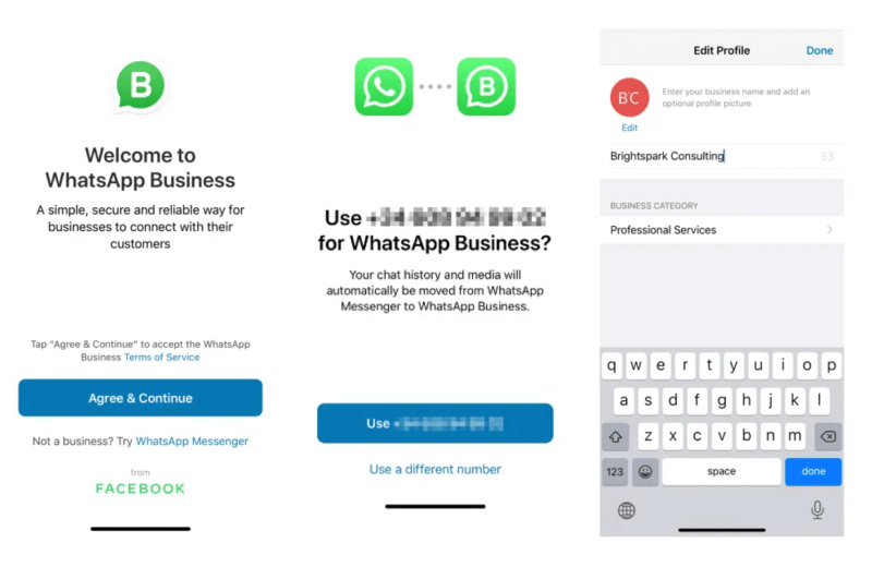 How to quickly change from WhatsApp Business to Normal WhatsApp