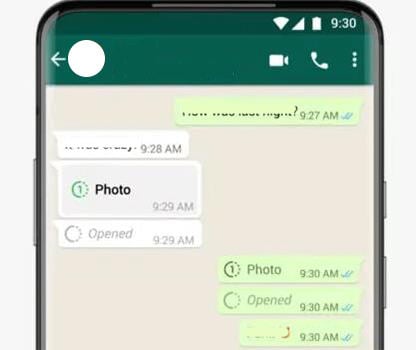does whatsapp notify screenshots of view once