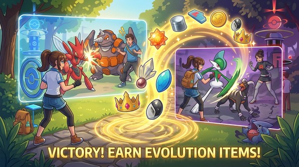 Win Battles for Evolution Items