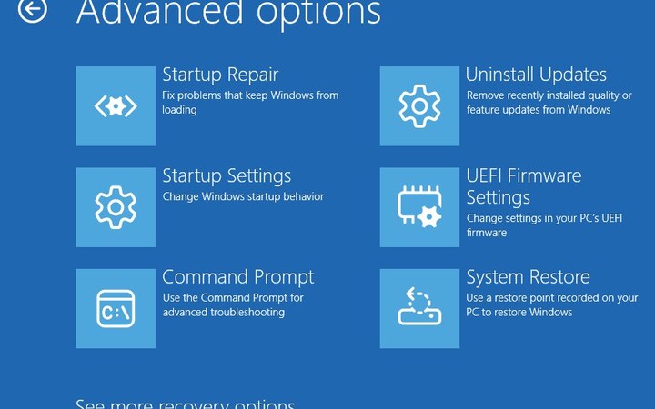 use Windows Startup Repair when computer won't boot