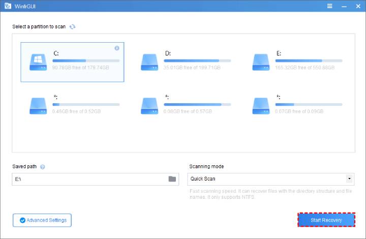 start with WinfrGUI