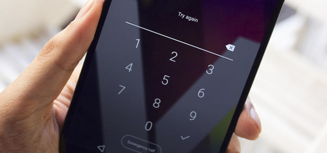 i forgot my screen lock pin android